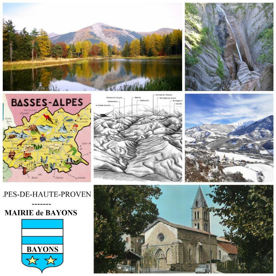 Gite La Taniere Des Alpes Bayons Екстер'єр фото